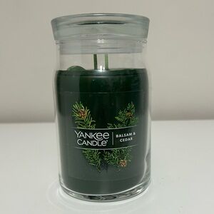Yankee Candle Jar Balsam & Cedar Green Jar‎